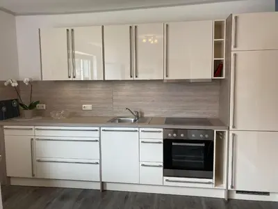 Küche/Küchenzeile in der Unterkunft Ferienwohnung OstseeStrandLäufer 3