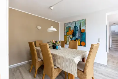Ein Sitzbereich in der Unterkunft Witt Hus