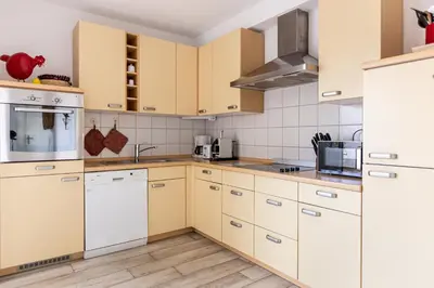 Küche/Küchenzeile in der Unterkunft Witt Hus