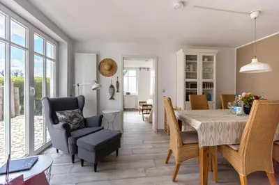 Ein Sitzbereich in der Unterkunft Witt Hus