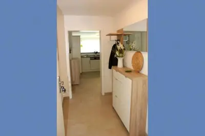 Küche/Küchenzeile in der Unterkunft Käptn Brass Appartement 13