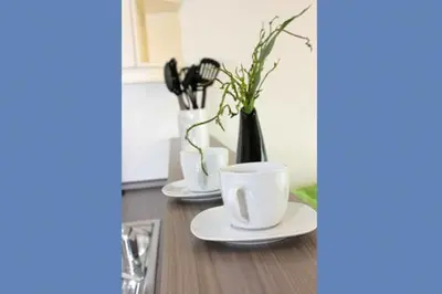 Kaffee-/Teezubehör in der Unterkunft Käptn Brass Appartement 13