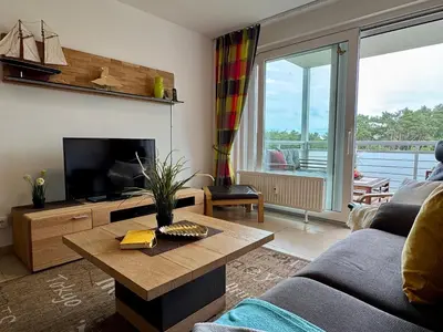 TV/Unterhaltungsangebot in der Unterkunft Käptn Brass Appartement 14 Meeresbrise