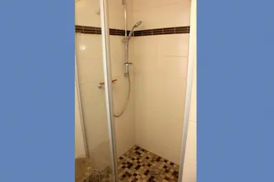 Ein Badezimmer in der Unterkunft Käptn Brass Appartement 15 Deichblick