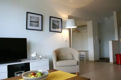 TV/Unterhaltungsangebot in der Unterkunft Käptn Brass Appartement 16
