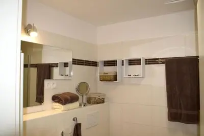 Küche/Küchenzeile in der Unterkunft Käptn Brass Appartement 16