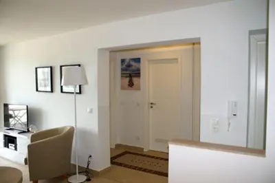 TV/Unterhaltungsangebot in der Unterkunft Käptn Brass Appartement 16