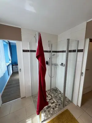Ein Badezimmer in der Unterkunft Käptn Brass Appartement 17 Ostseeperle