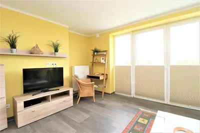 TV/Unterhaltungsangebot in der Unterkunft Käptn Brass Appartement 22