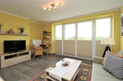TV/Unterhaltungsangebot in der Unterkunft Käptn Brass Appartement 22