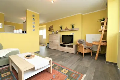 TV/Unterhaltungsangebot in der Unterkunft Käptn Brass Appartement 22