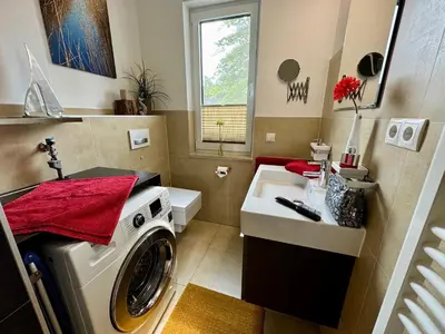 Grundriss der Unterkunft Käptn Brass Villa 1 App 2 Wiesenweg