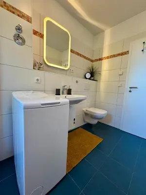 Ein Badezimmer in der Unterkunft Käptn Brass Villa 2 App 4 Seestern