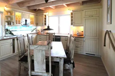 Küche/Küchenzeile in der Unterkunft Käptn Brass Villa 2 App 7 Penthouse Ambiente