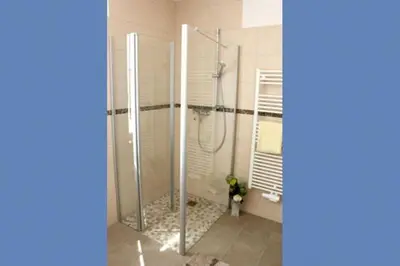 Ein Badezimmer in der Unterkunft Käptn Brass Villa 4 App 6 Sonnenfänger