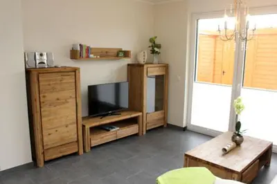 TV/Unterhaltungsangebot in der Unterkunft Käptn Brass Villa 5 App 2