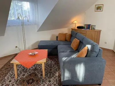 Ein Sitzbereich in der Unterkunft Apartment Lemke by Interhome