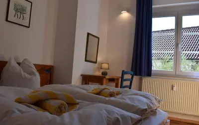 Ein Bett oder Betten in einem Zimmer der Unterkunft Resi K02