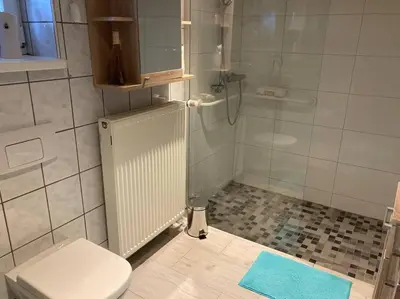 Ein Badezimmer in der Unterkunft Ferienhaus -Villa Hühnerstall-
