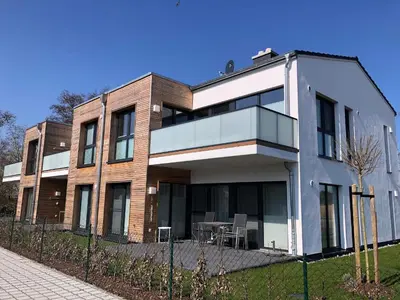 Das Gebäude in dem sich die Ferienwohnung befindet