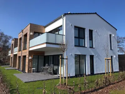 Das Gebäude in dem sich die Ferienwohnung befindet