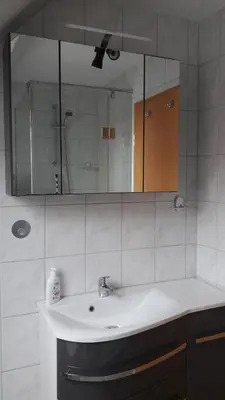 Ein Badezimmer in der Unterkunft FeWo Wachsmuth
