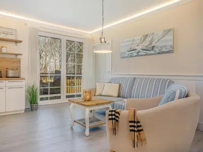 Küche/Küchenzeile in der Unterkunft Villa Strandblick Zingst