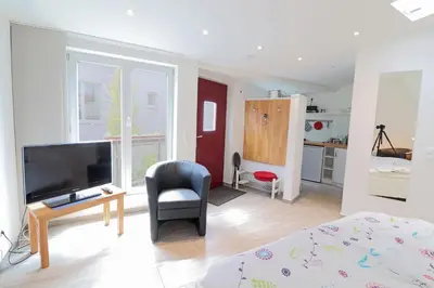 TV/Unterhaltungsangebot in der Unterkunft Ferienwohnung- modernes Apartment in Barth am Bodden