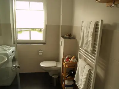 Ein Badezimmer in der Unterkunft FW Lotse