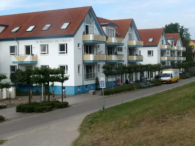 Das Gebäude in dem sich die Ferienwohnung befindet