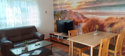 TV/Unterhaltungsangebot in der Unterkunft Fewo65 Residenz am Strand