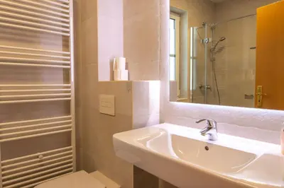 Ein Badezimmer in der Unterkunft Feriendomizil Zingst