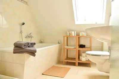 Ein Badezimmer in der Unterkunft Ostsee Auszeit
