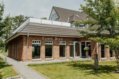 Das Gebäude in dem sich die Pension befindet