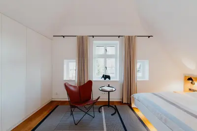 Ein Bett oder Betten in einem Zimmer der Unterkunft PUR Ostsee