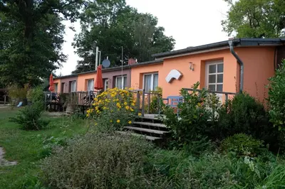 Ein Garten an der Unterkunft Ferienhaus 3 Zi im ART.Quartier