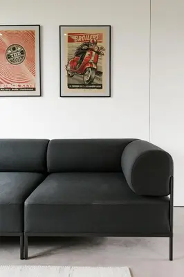 Ein Sitzbereich in der Unterkunft DIEVIER Musikhaus DasDritte