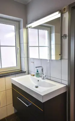 Ein Badezimmer in der Unterkunft Kranich - Ihr Urlaub in Zingst