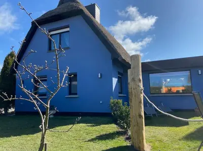 Ein Garten an der Unterkunft Dat Smucke Reethus Dachgeschoss