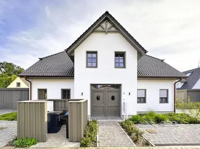 Das Gebäude in dem sich die Ferienwohnung befindet