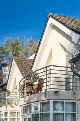 Das Gebäude in dem sich die Ferienwohnung befindet