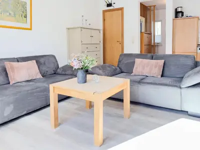 Ein Sitzbereich in der Unterkunft Alter Schwede Haus 1