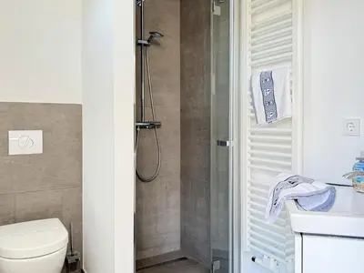 Ein Badezimmer in der Unterkunft Rewal