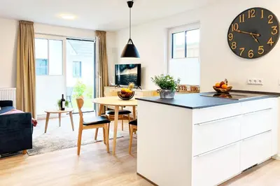 TV/Unterhaltungsangebot in der Unterkunft Düne 7 Apartment 7 03