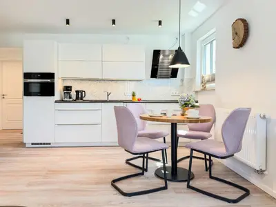 Küche/Küchenzeile in der Unterkunft Düne 7 Apartment 7A 04