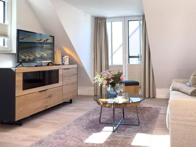TV/Unterhaltungsangebot in der Unterkunft Düne 7 Apartment 7A 04