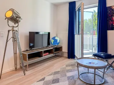 TV/Unterhaltungsangebot in der Unterkunft Düne 7 Apartment 7A 05