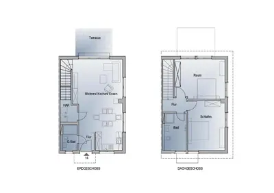 Grundriss der Unterkunft Ferienhäuser Baltic Lagoon Haus 14