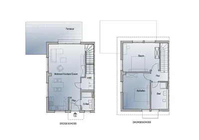 Grundriss der Unterkunft Ferienhäuser Baltic Lagoon Haus 12c