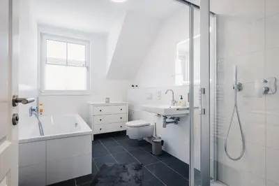 Ein Badezimmer in der Unterkunft Ferienhäuser Baltic Lagoon Haus 16c